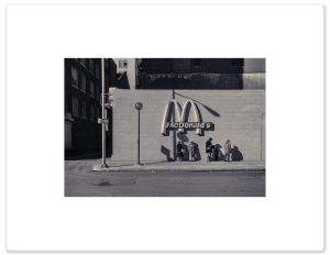 Bus Stop - Shelby Square, Detroit 1984 - Pigment Print