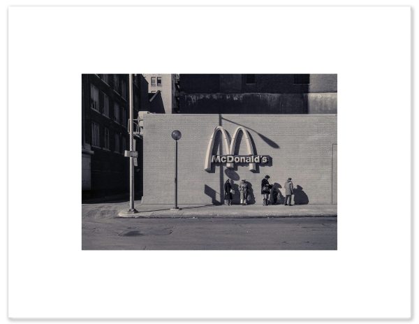 Bus Stop - Shelby Square, Detroit 1984 - Pigment Print